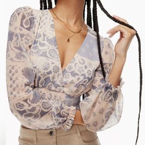 NWT Aritzia Wistful Blouse